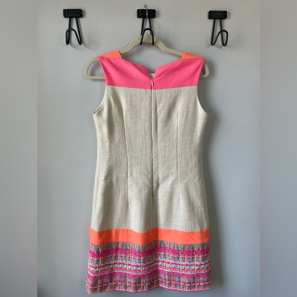 Vilagallo Women’s Shift Dress cotton blend woven sleeveless mini dress size 36 - Picture 2 of 9